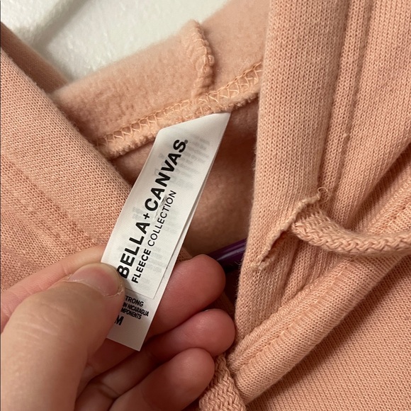 Bella Canvas Peach Hoodie - Picture 2 of 2